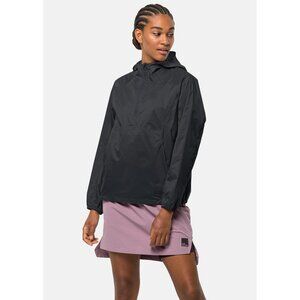 Jack Wolfskin Women's Gutleut Overhead Waterproof Jacket Size XS Wind Breaker